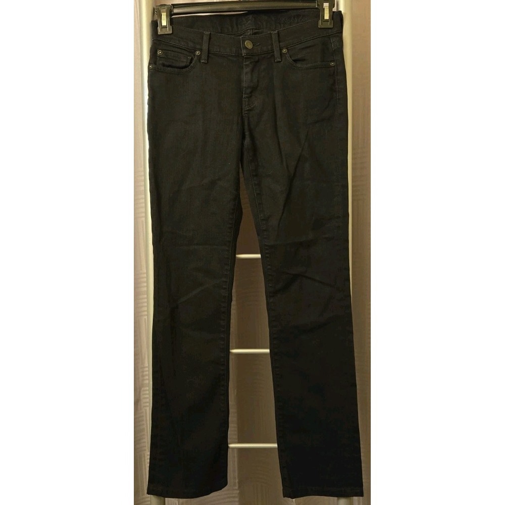 7 Seven For All Mankind Jean Mens‎ 26x30 Black Standard Straight Leg Zip Fly